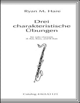 Drei charakteristische Ubungen Solo: e-flat Clarinet/Bass Clarinet/b-flat Clarinet cover